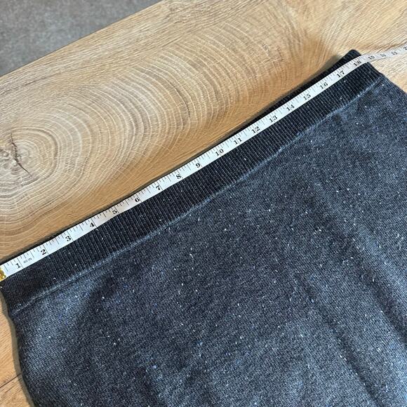 Talbots Knit Pull on Sweater Skirt Marled Gray XL - Picture 9 of 10